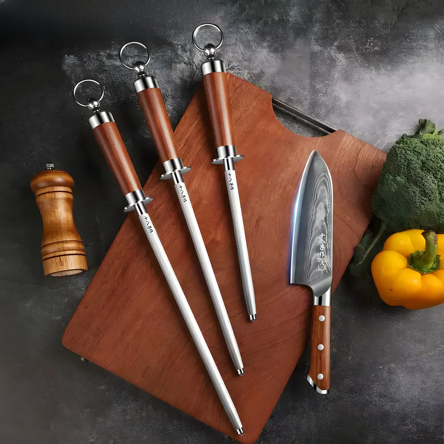 Commercial Kitchen Knife Storage - High Carbon Steel Qui Knife arpening