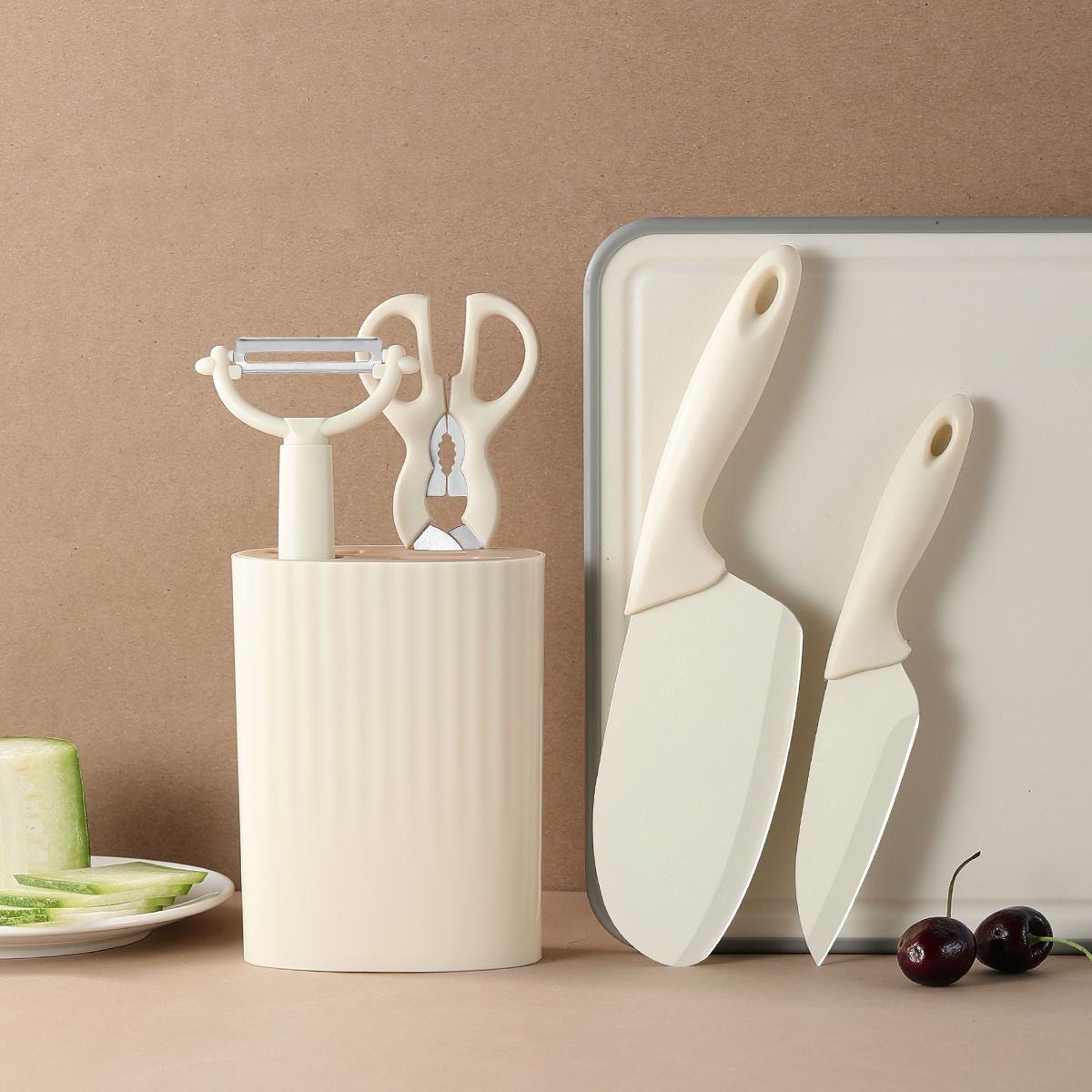 Commercial Kitchen Knife Holder - Stainless Steel Kitchen Knife and Scissors