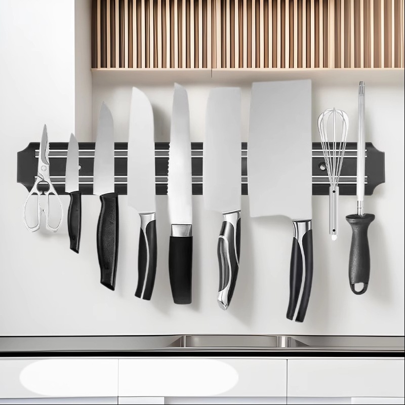 Commercial Kitchen Knife Holder - Powerful Magnetic Stainless Steel Magnetic Knife