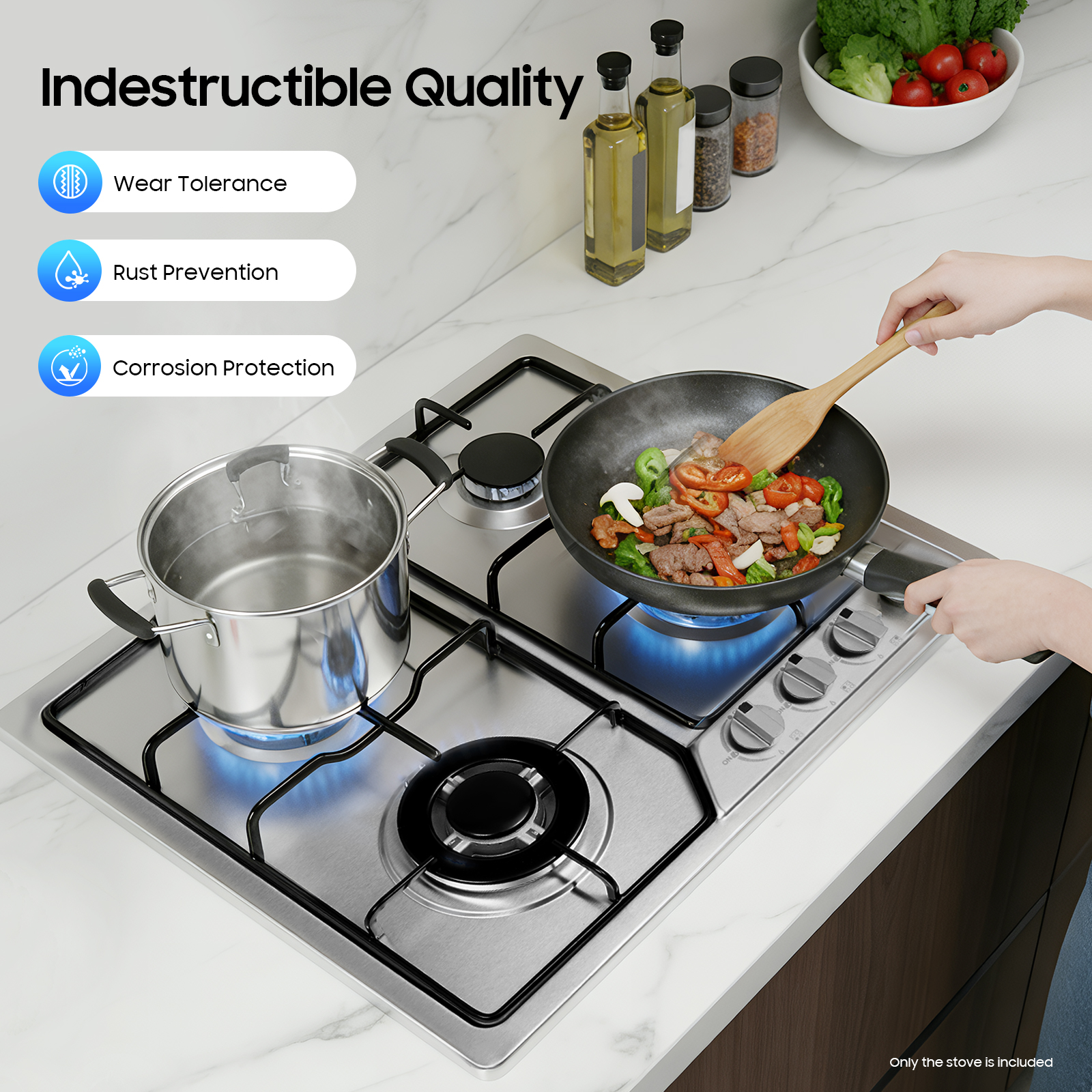 4 Head Eye Stove Gas Stove 58* - Commercial Kitchen Stove 리뷰 및 가격
