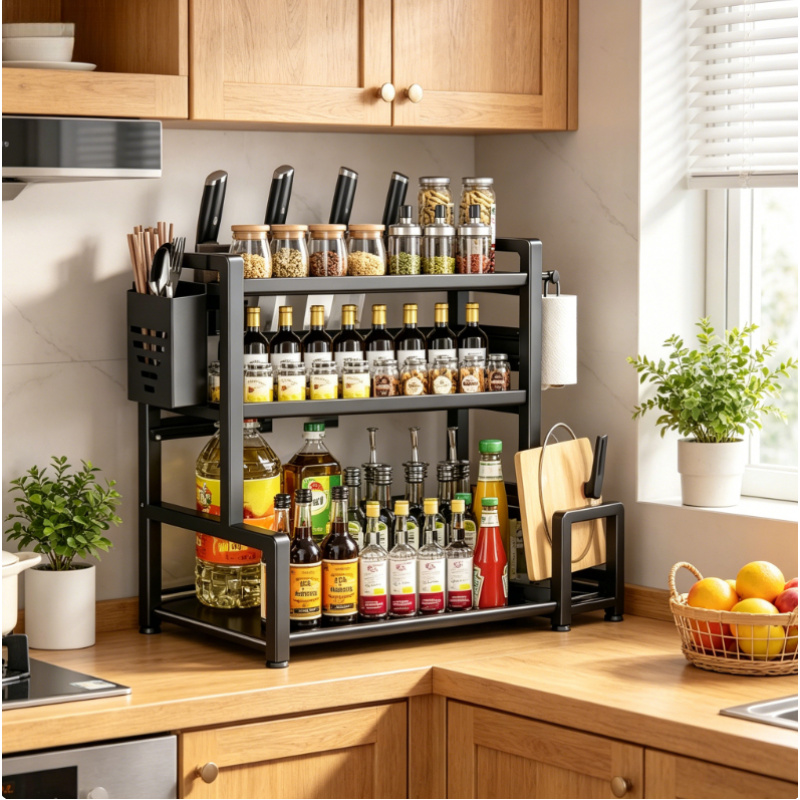 Kitchen Spice Rack Organizer,  - Commercial Kitchen Knife Holder 리뷰 및 가격