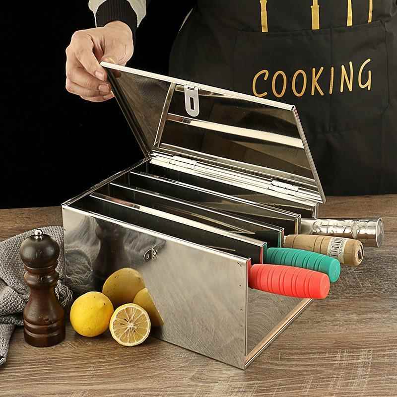 Stainless Steel Knife Holder w - Commercial Kitchen Knife Storage 리뷰 및 가격