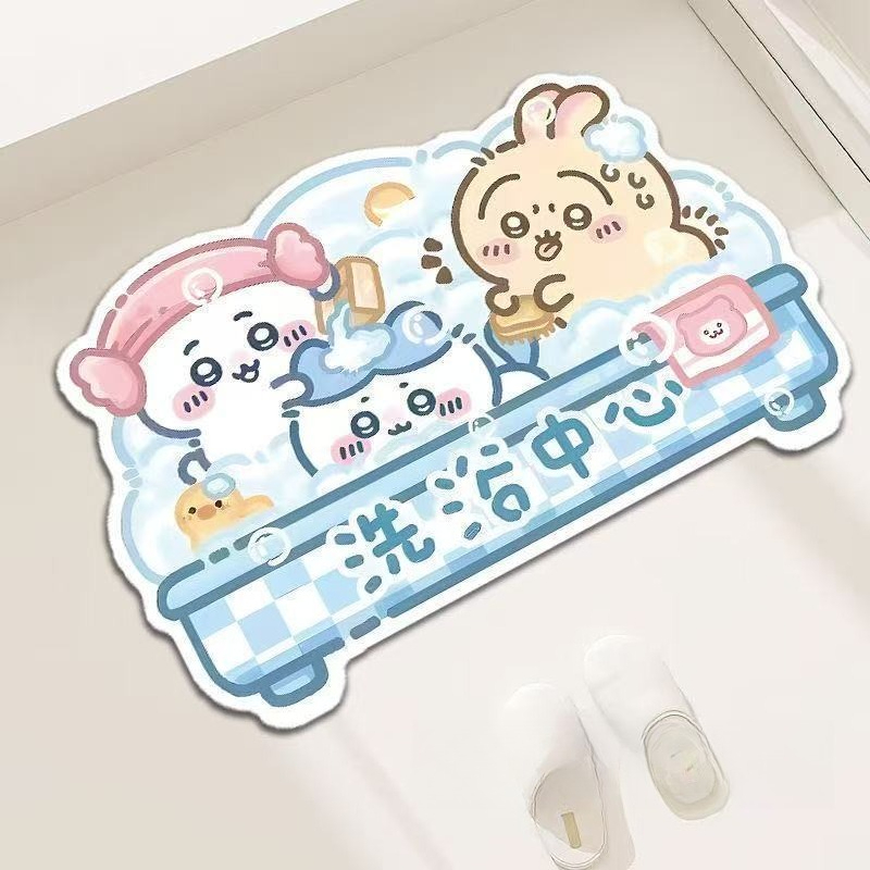 Chiikawa Floor Mat Quick-dryin - Commercial Kitchen Items 리뷰 및 가격