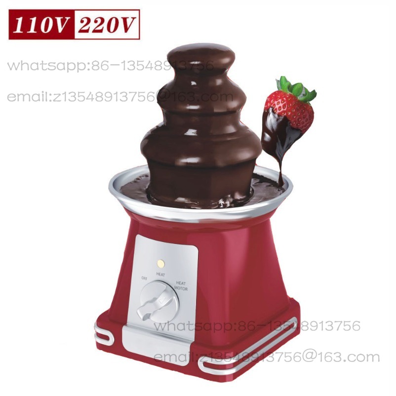 Household mini US standard thr - Chocolate Fountain Commercial 리뷰 및 가격