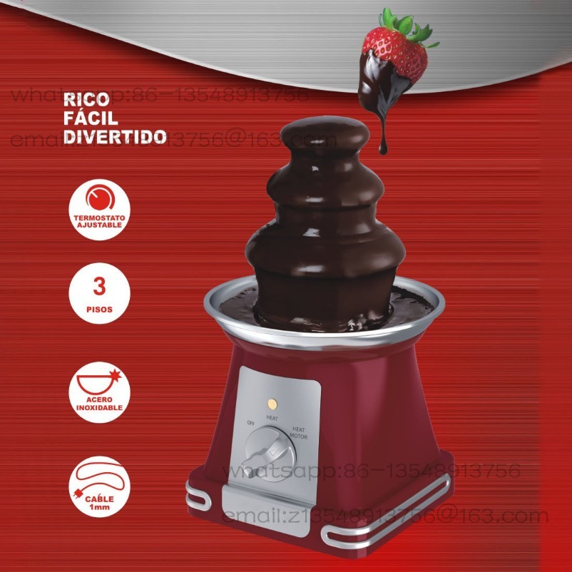 Household mini US standard thr - Chocolate Fountain Commercial 리뷰 및 가격