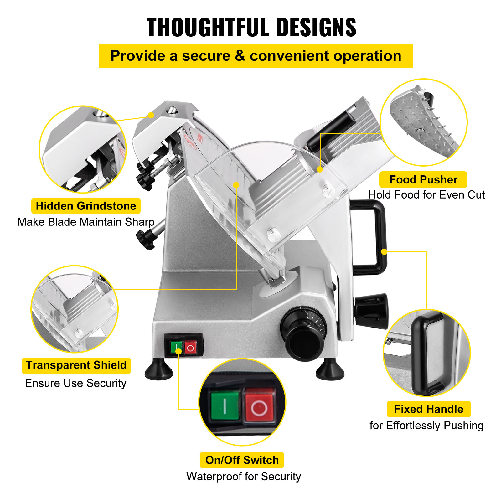 SucceBuy Meat Slicer 8/10inch  - Meat Slicer Machine 리뷰 및 가격