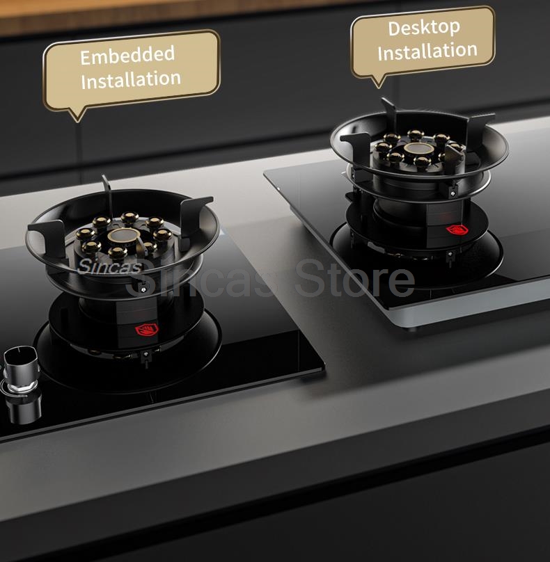 Two-burner Gas Stove Desktop F - Commercial Kitchen Stove 리뷰 및 가격