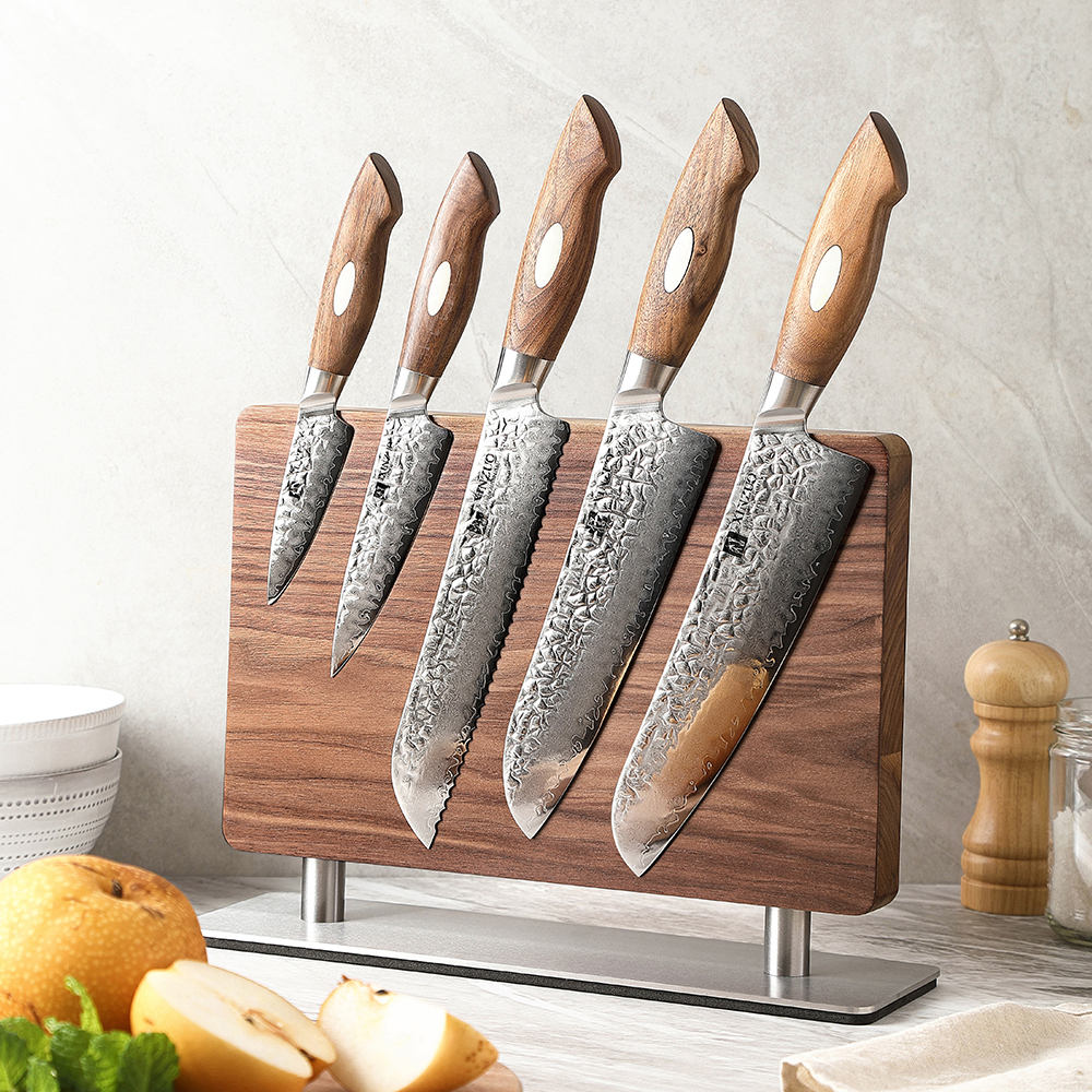XINZUO Walnut Solid Wood+430 S - Commercial Kitchen Knife Holder 리뷰 및 가격