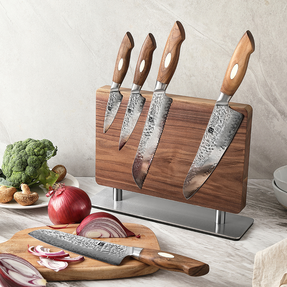XINZUO Walnut Solid Wood+430 S - Commercial Kitchen Knife Holder 리뷰 및 가격