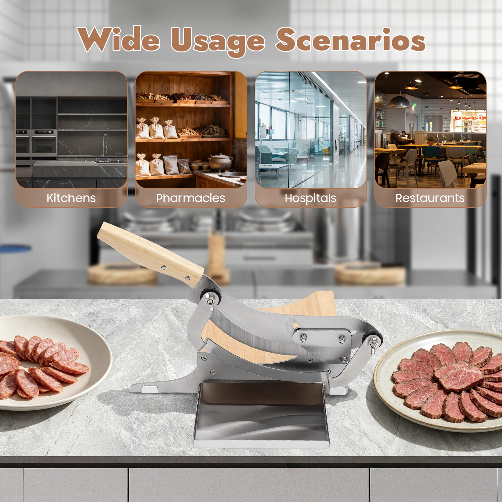 Stainless Steel Manual Meat &  - Meat Slicer Machine 리뷰 및 가격
