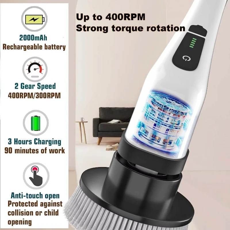Cordless Electric Spin Scrubbe - Commercial Kitchen Cleaning 리뷰 및 가격