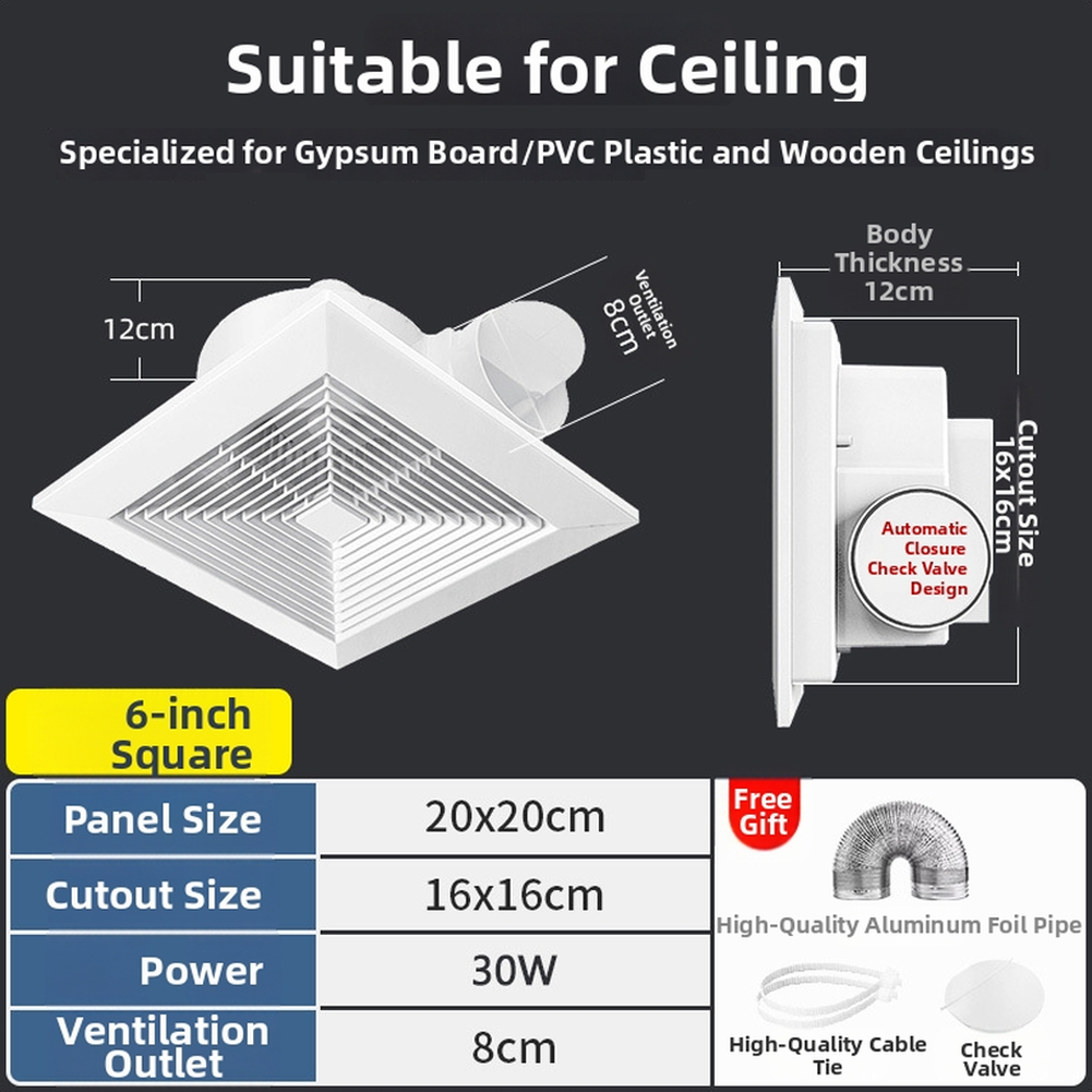 6 Inches 8 Inches 9 Inches Cei - Commercial Kitchen Exhaust Fan 리뷰 및 가격