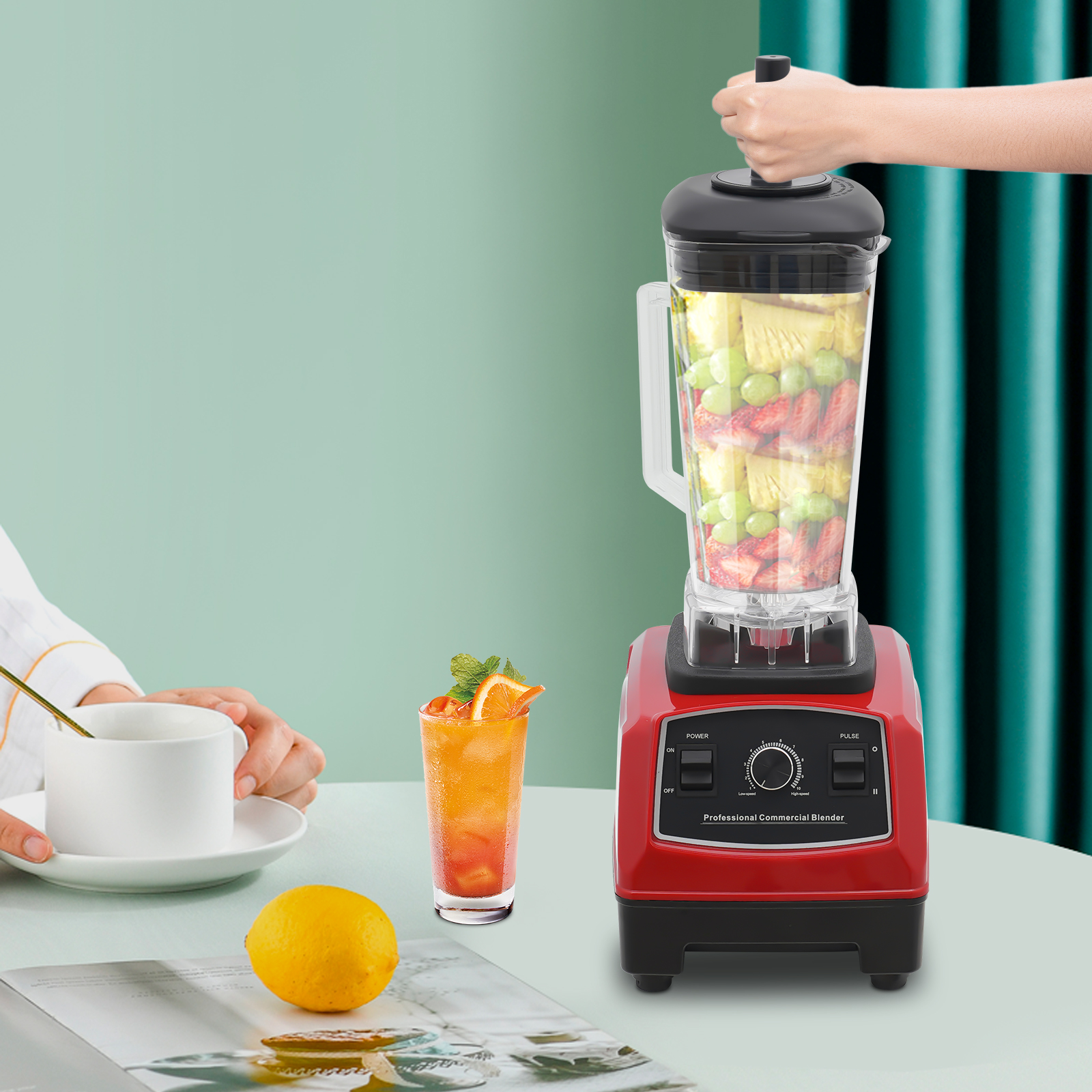 2200W Commercial Smoothie Blen - Commercial Kitchen Cleaning 리뷰 및 가격