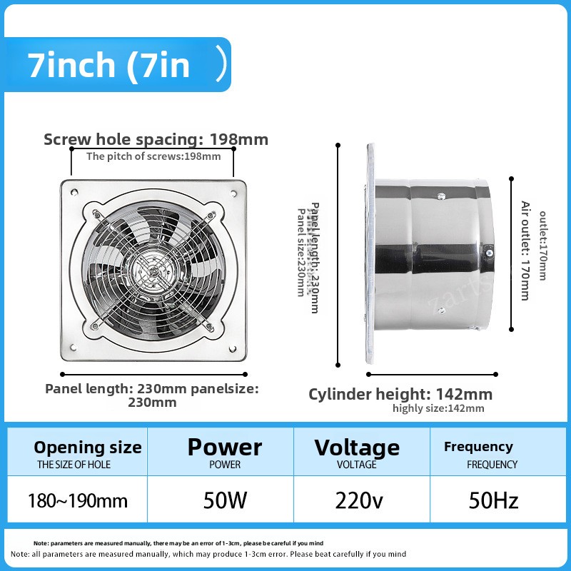 6''7''8'' Stainless Steel Kitc - Commercial Kitchen Exhaust Fan 리뷰 및 가격