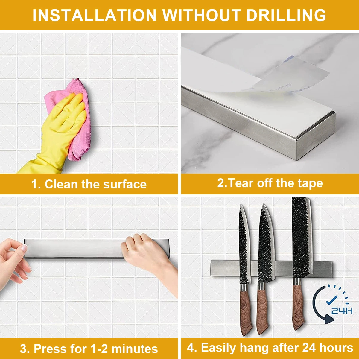 Leeseph Magnetic Knife Holder  - Commercial Kitchen Knife Holder 리뷰 및 가격