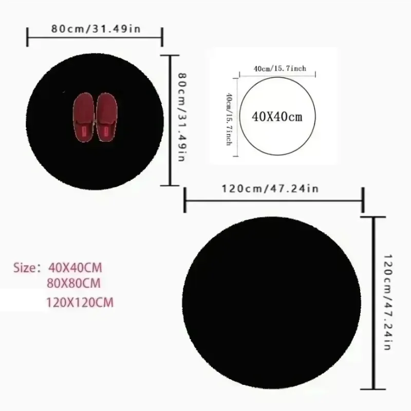 Round Rose CarpetNon-Slip Pink - Commercial Kitchen Door 리뷰 및 가격