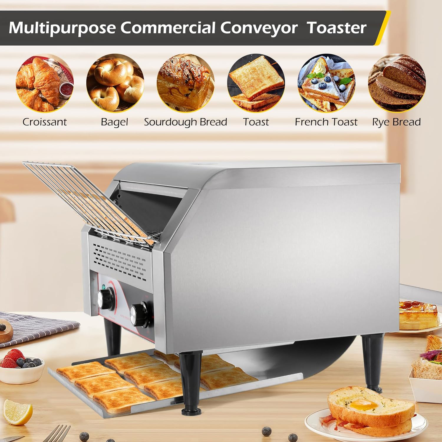 Large Capacity Commercial Toas - Commercial Kitchen At Home 리뷰 및 가격