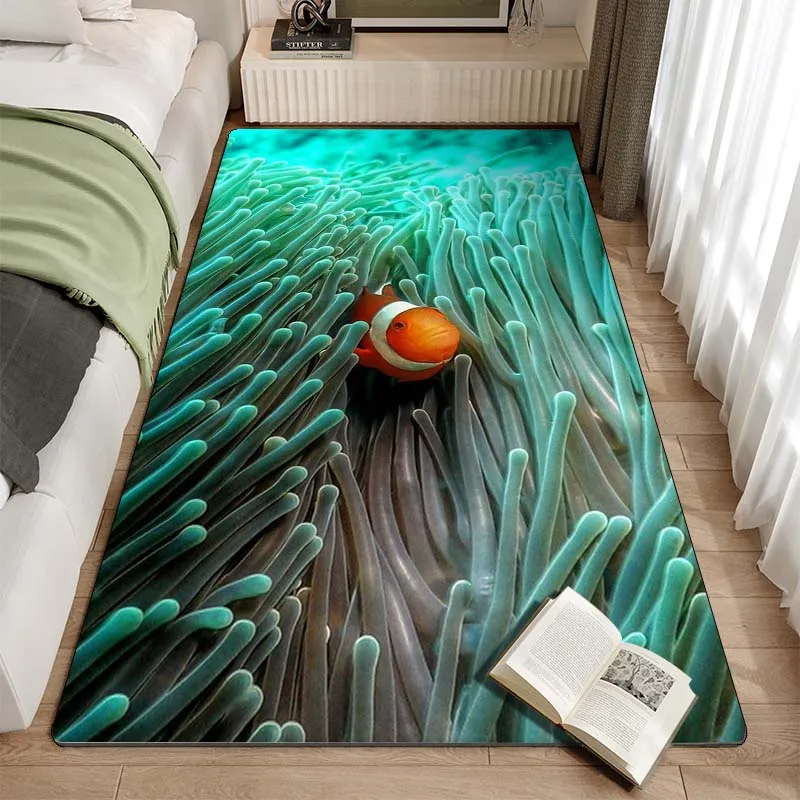 Clownfish Pattern Area Rug Oce - Commercial Kitchen Door 리뷰 및 가격