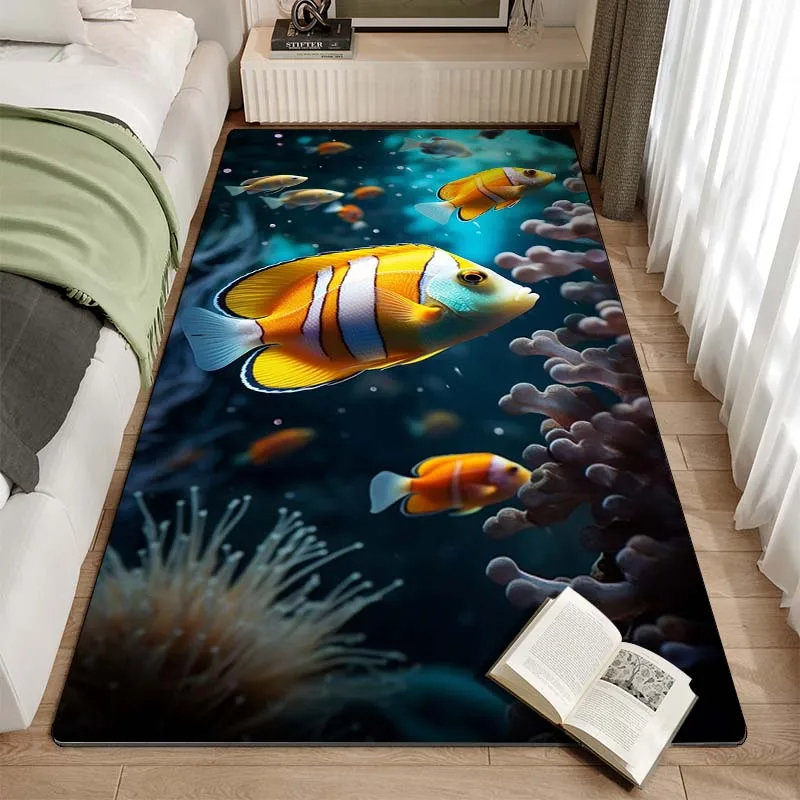Clownfish Pattern Area Rug Oce - Commercial Kitchen Door 리뷰 및 가격