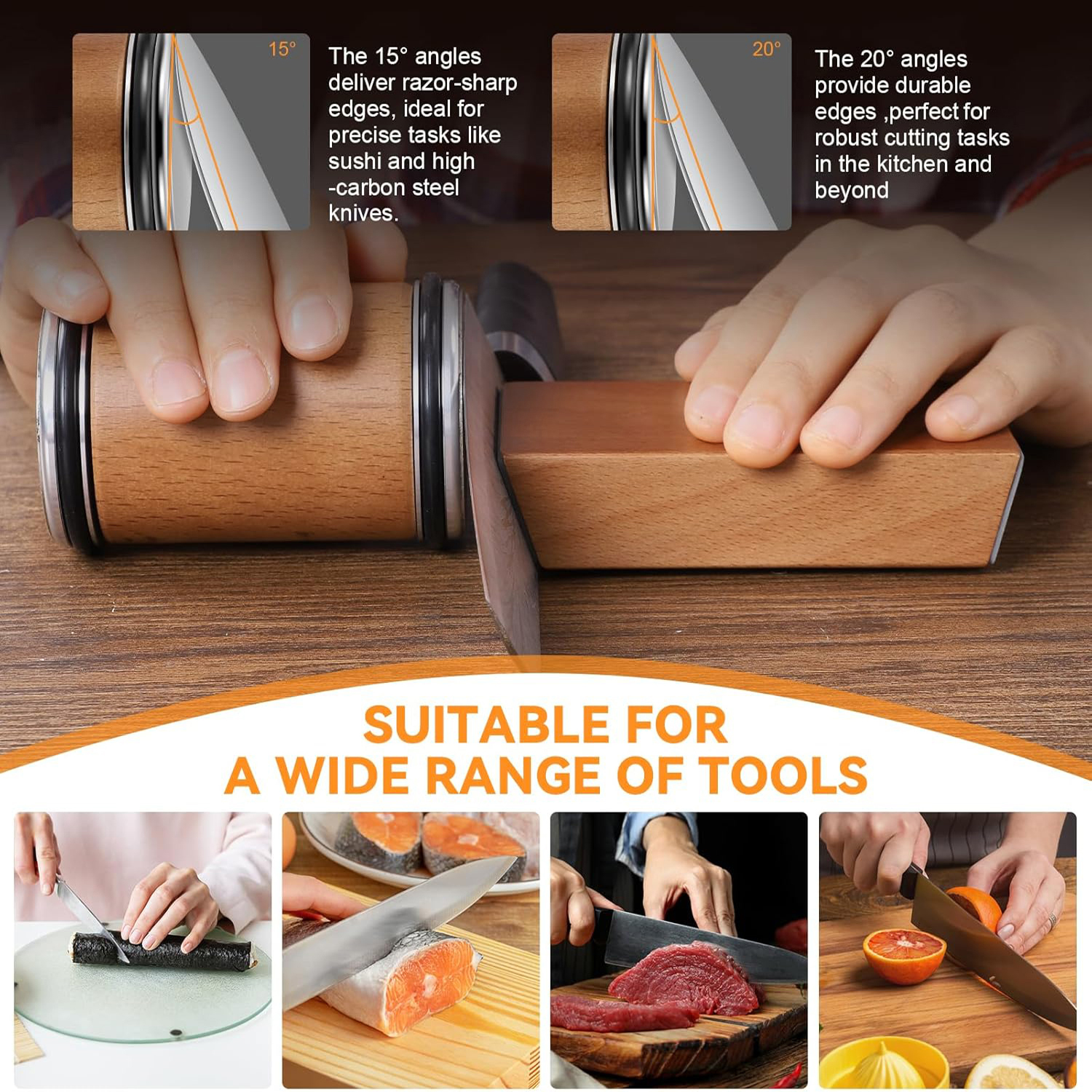 Rolling Knife Sharpener Magnet - Commercial Kitchen Knife Holder 리뷰 및 가격