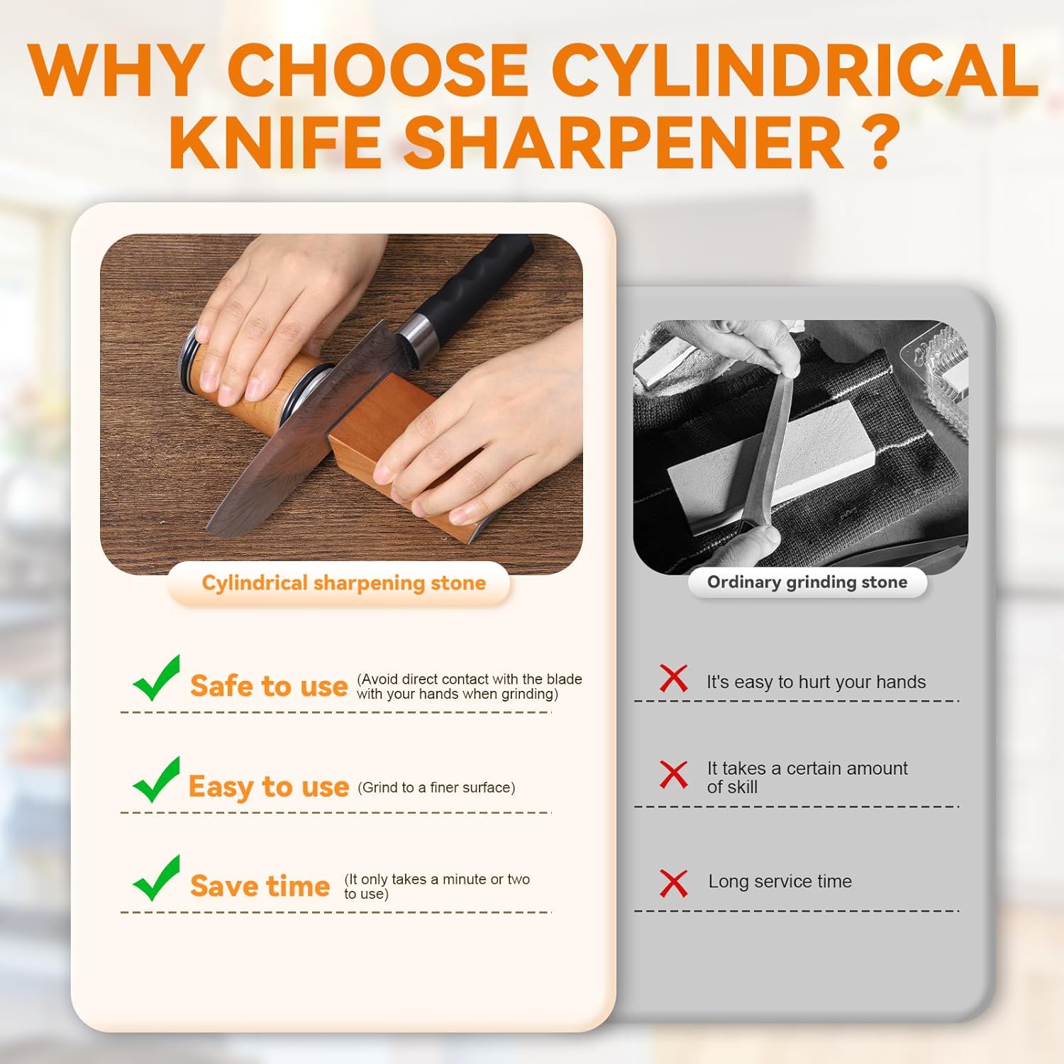 Rolling Knife Sharpener Magnet - Commercial Kitchen Knife Holder 리뷰 및 가격